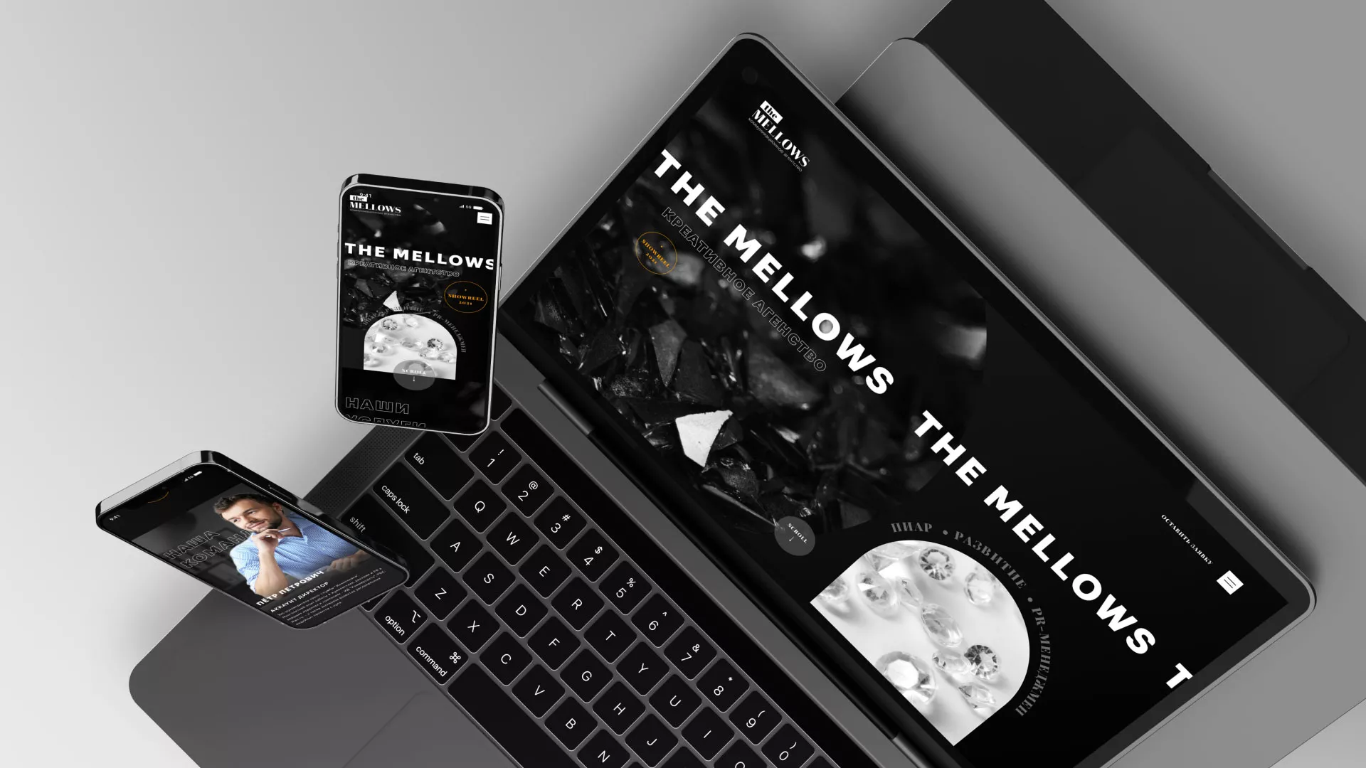 Разработка сайта креативного агентства «The Mellows» в Тырныаузе